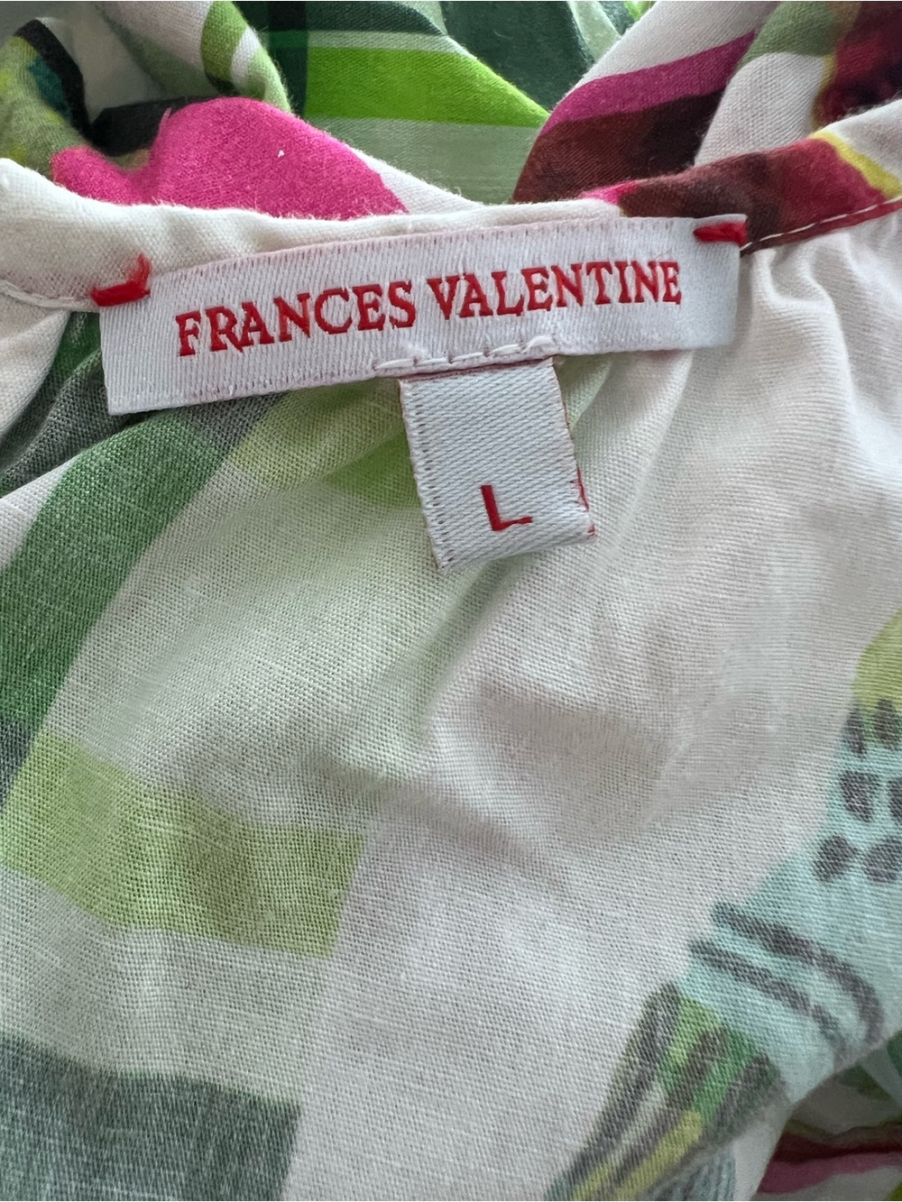 Frances Valentine Bird Is The Word Gingham-Print Cotton Maxi Dress. - Picture 6 of 9